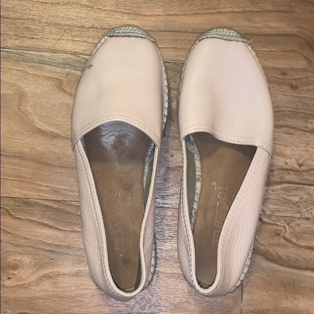Maypol light pink slip on shoes